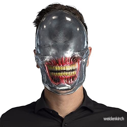 Boland spegelmask, skräckmask för karneval, tillbehör karnevaldräkter, halloweenmask 8712026722836