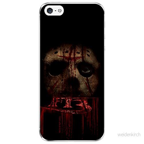 ERT GROUP mobiltelefonfodral för Iphone 5/5S/SE originalt och officiellt licensierat Horror mönster Friday the 13th 013 optimalt anpassad till formen på mobiltelefonen, fodral tillverkad av TPU plast 5905511109523