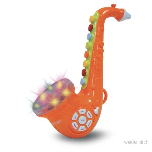 Bontempi 36 3925 Baby Melody saxofoner, flerfärgad 47663265032