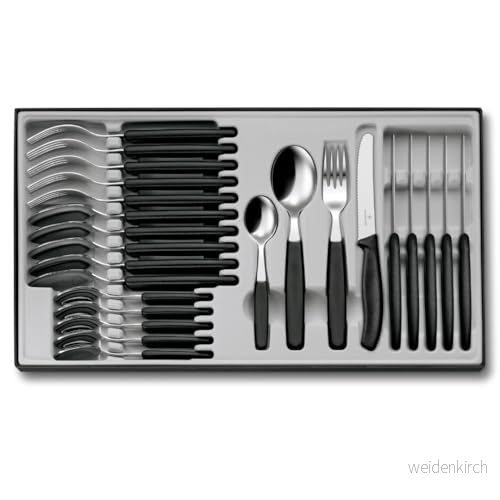 Victorinox Swiss Classic 24 delar. Bestickset, kniv, gaffel, matsked, kaffesked, diskmaskinssäkra 7611160058911