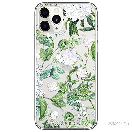 ERT GROUP mobiltelefonfodral för Iphone 11 PRO MAX originalt och officiellt licensierat Babaco mönster Flowers 034 optimalt anpassad till formen på mobiltelefonen, gedeeltelijk transparant 5905131291479