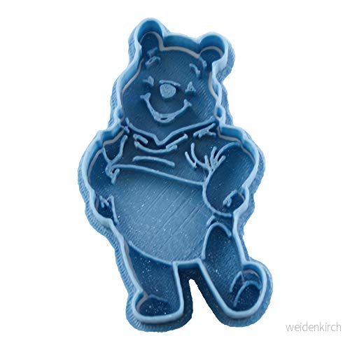 Cuticuter Nalle Puh 2 kakskärare, blå, 8 x 7 1,5 cm 8435534206567