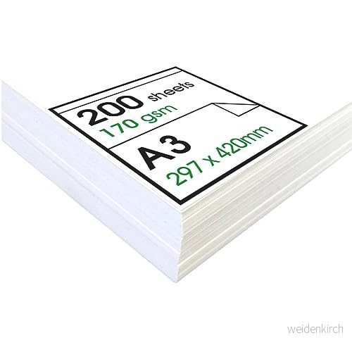 Artway ENVIRO A3 Recycled Drawing Paper 170gsm 200 Sheets 5060669634119