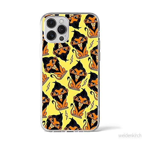 ERT GROUP mobiltelefonfodral för Iphone 12 PRO MAX originalt och officiellt licensierat Disney mönster Scar 002 optimalt anpassad till formen på mobiltelefonen, fodral tillverkad av TPU plast 5905131444288