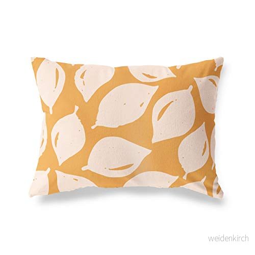 Bonamaison dekorativt kuddöverdrag orange och vitt, prydnadskuddöverdrag, heminredning örngott för vardagsrum, soffa, sovrum, storlek: 35 x 50 cm designad tillverkad i Turkiet 4546680249507