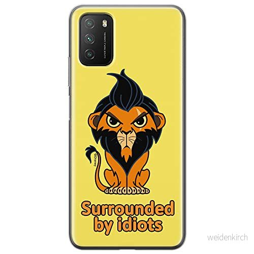 ERT GROUP mobiltelefonfodral för Xiaomi REDMI 9T/ POCO M3 originalt och officiellt licensierat Disney mönster Scar 001 optimalt anpassad till formen på mobiltelefonen, fodral tillverkad av TPU plast 5905131442352