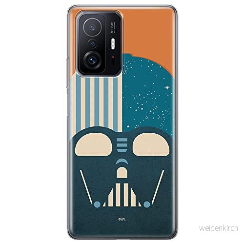 ERT GROUP mobiltelefonfodral för Xiaomi 11T 5G / PRO originalt och officiellt licensierat Star Wars mönster Darth Vader 025, fodral tillverkad av TPU plast 5904805563850