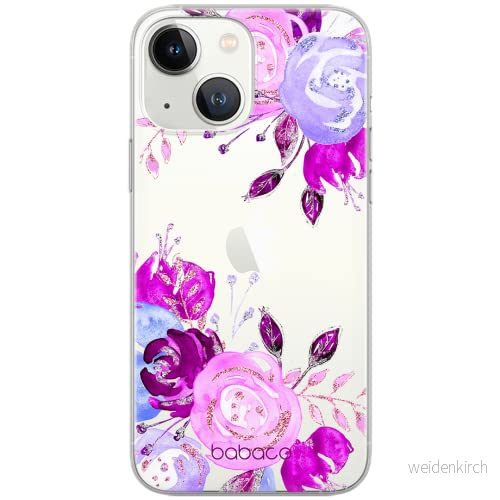 ERT GROUP mobiltelefonfodral för Apple Iphone 13 originalt och officiellt licensierat Babaco mönster Flowers 005 optimalt anpassad till formen på mobiltelefonen, gedeeltelijk transparant 5904805387364