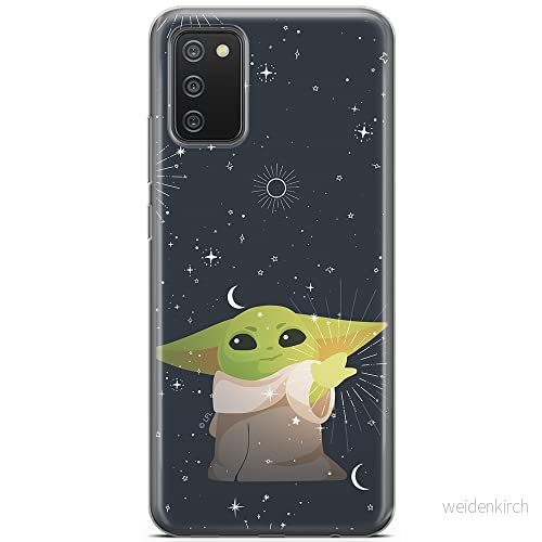 ERT GROUP mobiltelefonfodral för Samsung A02S originalt och officiellt licensierat Star Wars mönster Baby Yoda 024 optimalt anpassad till formen på mobiltelefonen, fodral tillverkad av TPU plast 5904805079085