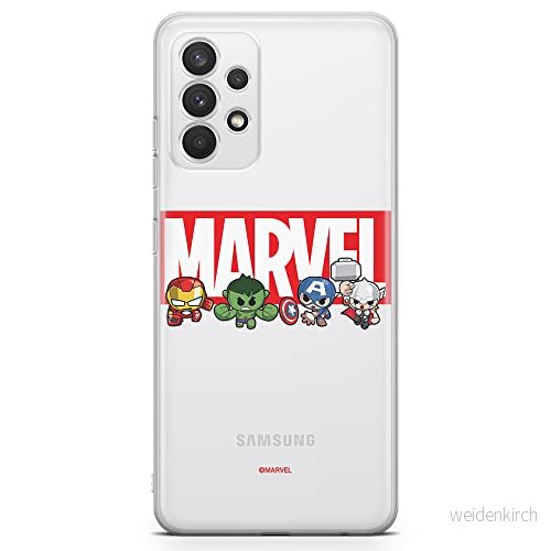 ERT GROUP mobiltelefonfodral för Samsung A32 4G LTE originalt och officiellt licensierat Marvel mönster 009 optimalt anpassad till formen på mobiltelefonen, gedeeltelijk transparant 5904805176050
