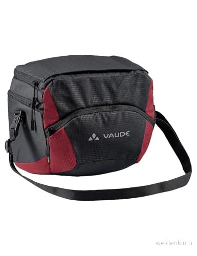 VAUDE Ontour Box L (Klickfix Ready), svart/Carmine 4062218105911