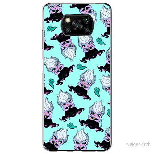 ERT GROUP mobiltelefonfodral för Xiaomi POCOPHONE X3 originalt och officiellt licensierat Disney mönster Ursula 005 optimalt anpassad till formen på mobiltelefonen, fodral tillverkad av TPU plast 5905131465535