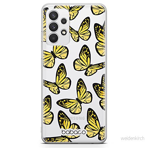 ERT GROUP mobiltelefonfodral för Samsung A32 4G LTE originalt och officiellt licensierat Babaco mönster Butterflies 002 optimalt anpassad till formen på mobiltelefonen, gedeeltelijk transparant 5904805735219