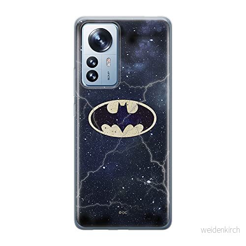 ERT GROUP mobiltelefonfodral för Xiaomi 12 / 12X originalt och officiellt licensierat DC mönster Batman 003 optimalt anpassad till formen på mobiltelefonen, fodral tillverkad av TPU plast 5905511483098