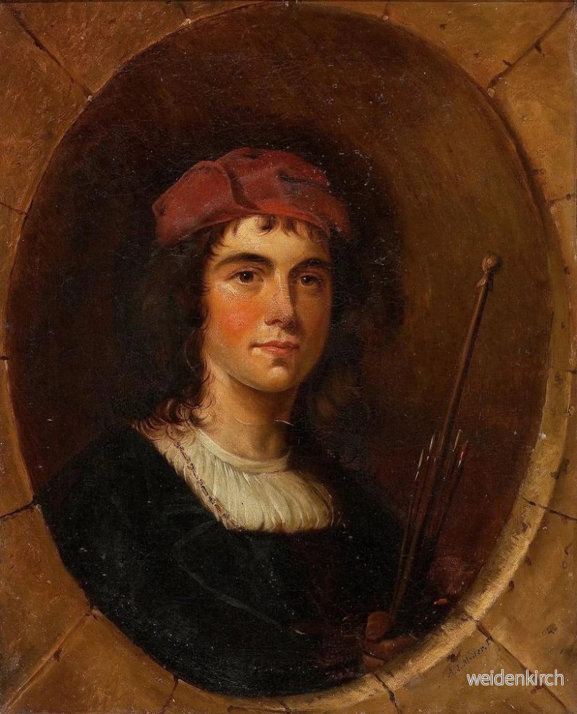 Målning Portrait av en konstnär - Alfred Jacob Miller | Konsttryck - Bild 2