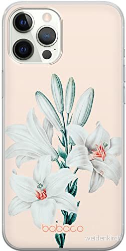 ERT GROUP mobiltelefonfodral för Iphone 12/12 PRO originalt och officiellt licensierat Babaco mönster Flowers 039 optimalt anpassad till formen på mobiltelefonen, fodral tillverkad av TPU plast 5905131305169