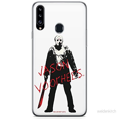 ERT GROUP mobiltelefonfodral för Samsung A20S originalt och officiellt licensierat Horror mönster Friday the 13th 017 optimalt anpassad till formen på mobiltelefonen, fodral tillverkad av TPU plast 5905511119461