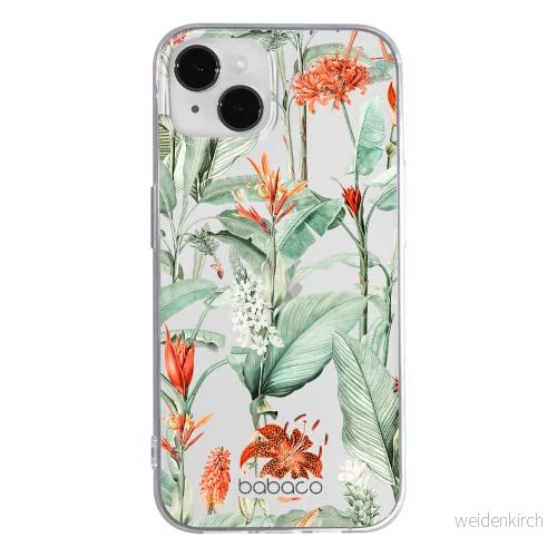 ERT GROUP mobiltelefonfodral för Iphone 13 PRO MAX originalt och officiellt licensierat Babaco mönster Flowers 048 optimalt anpassad till formen på mobiltelefonen, gedeeltelijk transparant 5905131341235