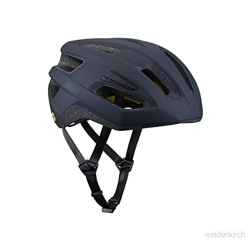 BBB Cycling cykelhjälm för män och kvinnor med avtagbart visir racercykelhjälm Dune MIPS 2.0 + travelbag BHE 22T matt svart L (5861 cm) 8716683133721