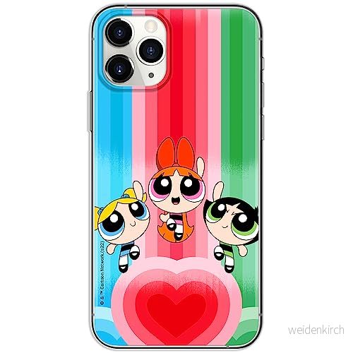 ERT GROUP mobiltelefonfodral för Iphone 11 PRO originalt och officiellt licensierat The Powerpuff Girls mönster 036, fodral tillverkad av TPU plast 5905511980894