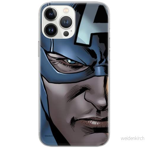 ERT GROUP mobiltelefonfodral för Samsung S9 PLUS originalt och officiellt licensierat Marvel mönster Captain America 020 Vit anpassad till formen på mobiltelefonen, fodral tillverkad av TPU plast 5902980111866