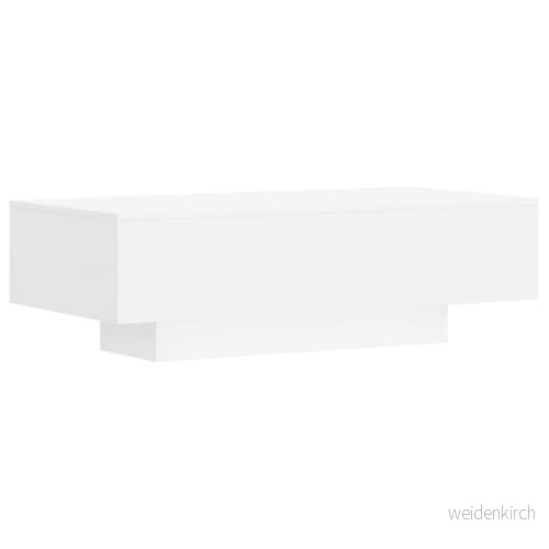 vidaXL Soffbord vit 100x49,5x31 cm konstruerat trä 8720845923471