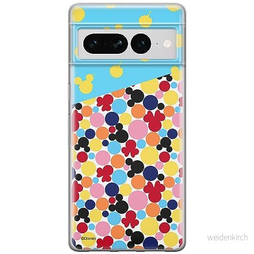 ERT GROUP mobiltelefonfodral för Google PIXEL 7 PRO originalt och officiellt licensierat Disney mönster Mickey 031 optimalt anpassad till formen på mobiltelefonen, fodral tillverkad av TPU plast 5905795162498