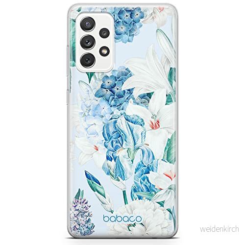 ERT GROUP mobiltelefonfodral för Samsung A52 5G / LTE 4G A52S originalt och officiellt licensierat Babaco mönster Flowers 026, fodral tillverkad av TPU plast 5905131260666