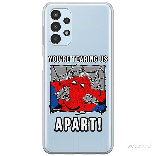 ERT GROUP mobiltelefonfodral för Samsung A13 4G originalt och officiellt licensierat Marvel mönster Spider Man 035 optimalt anpassad till formen på mobiltelefonen, gedeeltelijk transparant 5905795011598