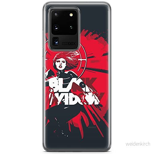 ERT GROUP Mobiltelefonskal för Samsung S20 Ultra original och officiellt licensierat Marvel mönster Black Widow 005 optimalt anpassat till mobiltelefonens form, TPU fodral 5903537659497