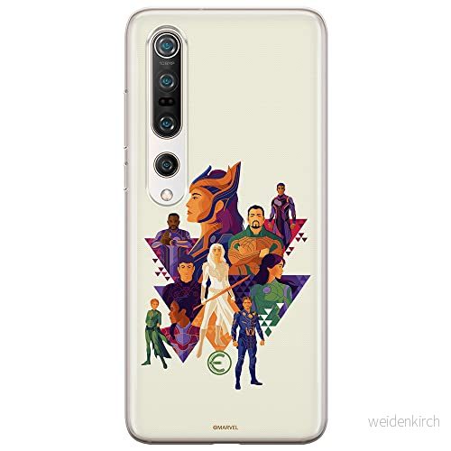 ERT GROUP mobiltelefonfodral för Xiaomi MI 10 / PRO originalt och officiellt licensierat Marvel mönster Eternals 007 anpassad till formen på mobiltelefonen, fodral tillverkad av TPU plast 5904805113116
