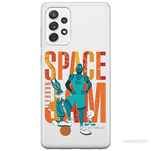 ERT GROUP mobiltelefonfodral för Samsung A53 5G originalt och officiellt licensierat Looney Tunes mönster Space Jam 002 anpassad till formen på mobiltelefonen, fodral tillverkad av TPU plast 5905511017668