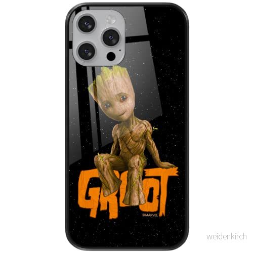 ERT GROUP mobiltelefonfodral för Samsung S21 PLUS originalt och officiellt licensierat Marvel mönster Groot 005 tillverkad av härdat glas, optimalt anpassat till mobilens form, skyddsfodral 5904805358388