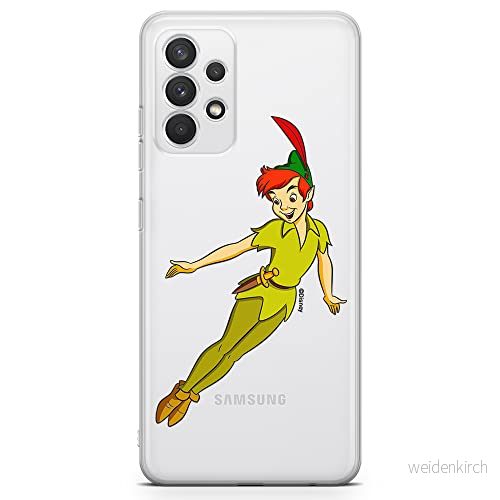 ERT GROUP mobiltelefonfodral för Samsung A32 4G LTE originalt och officiellt licensierat Disney mönster Peter Pan 001 optimalt anpassad till formen på mobiltelefonen, gedeeltelijk transparant 5905131145543
