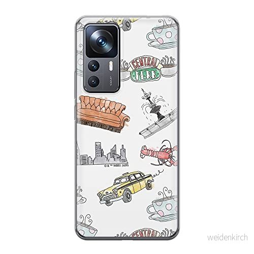ERT GROUP mobiltelefonfodral för Xiaomi 12T/12T pro/K50 Ultra originalt och officiellt licensierat Friends mönster 011 optimalt anpassad till formen på mobiltelefonen, fodral tillverkad av TPU plast 5905511578732