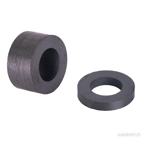 first4magnets™ FR32185 4 Magnet Expert 32 mm O.D. x 18 I.D. 5,5 tjock Y30BH ferritringmagnet 1 kg drag (paket med 4) 5060185927269