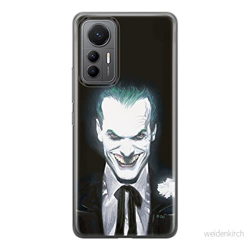 ERT GROUP mobiltelefonfodral för Xiaomi 12 LITE originalt och officiellt licensierat DC mönster Joker 001 optimalt anpassad till formen på mobiltelefonen, fodral tillverkad av TPU plast 5905511499006