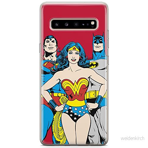 ERT GROUP Mobiltelefonskal för Samsung S10 5G original och officiellt licensierat DC mönster Justice League 003 anpassad till mobiltelefonens form, TPU fodral 5904805505225