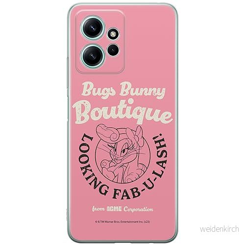 ERT GROUP mobiltelefonfodral för Xiaomi REDMI NOTE 12 4G originalt och officiellt licensierat Looney Tunes mönster Lola 011 anpassad till formen på mobiltelefonen, fodral tillverkad av TPU plast 5905795075194