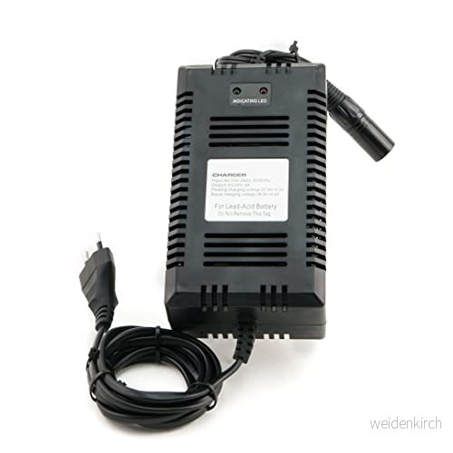 Q Batteries BL 24 3 laddare XLR kontakt för blybatterier V 3A laddström IU0U laddkabel 4250889612047