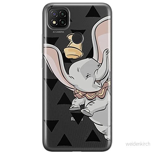 ERT GROUP mobiltelefonfodral för Xiaomi REDMI 9C originalt och officiellt licensierat Disney mönster Dumbo 001 optimalt anpassad till formen på mobiltelefonen, gedeeltelijk transparant 5903040301494