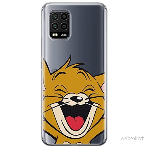 ERT GROUP mobiltelefonfodral för Xiaomi MI 10 LITE originalt och officiellt licensierat Tom and Jerry mönster 003 optimalt anpassad till formen på mobiltelefonen, gedeeltelijk transparant 5903537148014