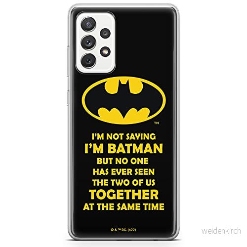 ERT GROUP mobiltelefonfodral för Samsung A53 5G originalt och officiellt licensierat DC mönster Batman 053 optimalt anpassad till formen på mobiltelefonen, fodral tillverkad av TPU plast 5905131552600