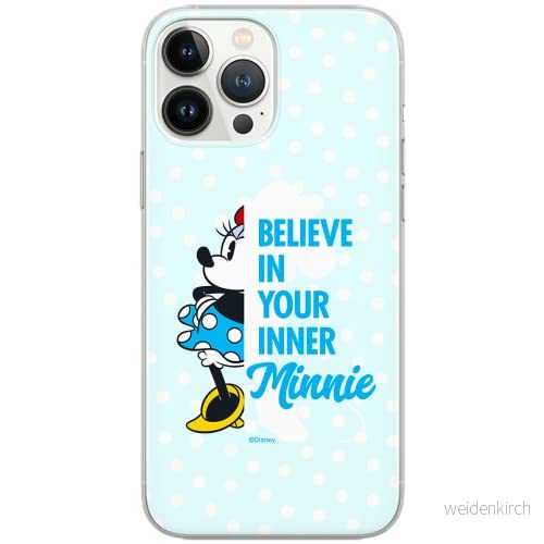 ERT GROUP mobiltelefonfodral för Samsung S10 PLUS originalt och officiellt licensierat Disney mönster Minnie 047 Vit optimalt anpassad till formen på mobiltelefonen, fodral tillverkad av TPU plast 5902980275506