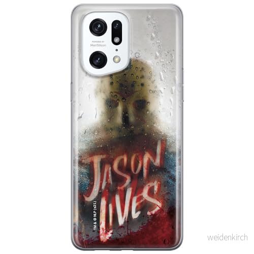 ERT GROUP mobiltelefonfodral för Oppo FIND X5 PRO originalt och officiellt licensierat Horror mönster Friday the 13th 004 anpassad till formen på mobiltelefonen, fodral tillverkad av TPU plast 5905511414788