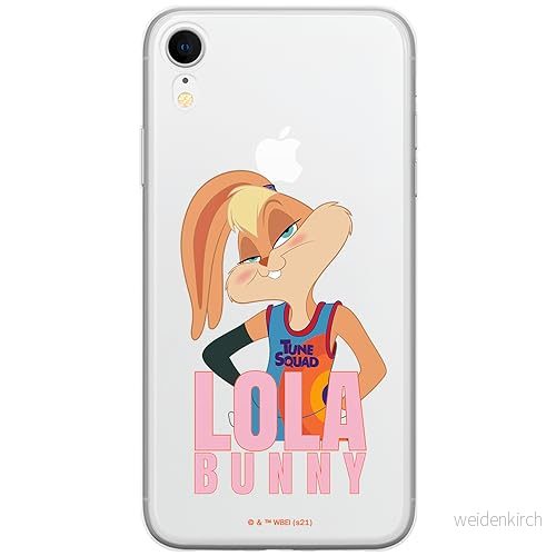 ERT GROUP mobiltelefonfodral för Iphone XR originalt och officiellt licensierat Looney Tunes mönster Space Jam 021 optimalt anpassad till formen på mobiltelefonen, gedeeltelijk transparant 5905511053895