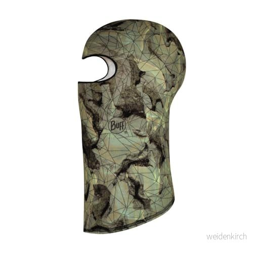 Buff Unisex FORESTONE khaki polar balaklava barn, svart, en storlek 8428927449740