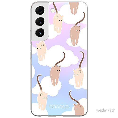 ERT GROUP mobiltelefonfodral för Samsung S22 originalt och officiellt licensierat Babaco mönster Cats 015 optimalt anpassad till formen på mobiltelefonen, fodral tillverkad av TPU plast 5905131073396