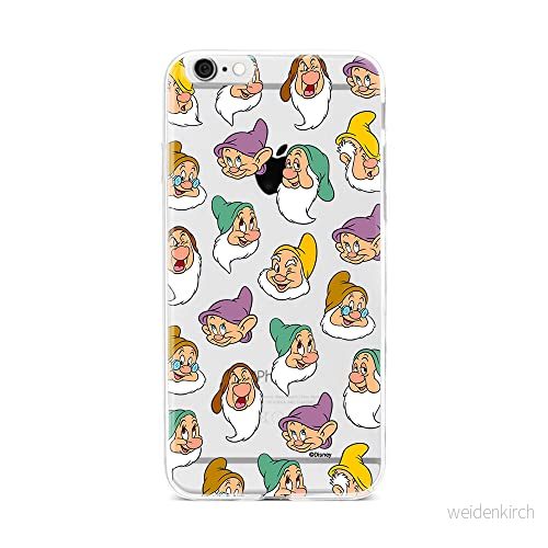 ERT GROUP mobiltelefonfodral för Iphone 6 PLUS originalt och officiellt licensierat Disney mönster Snow White and the Seven Dwarfs 015 anpassad till formen på mobiltelefonen, gedeeltelijk transparant 5905131775528