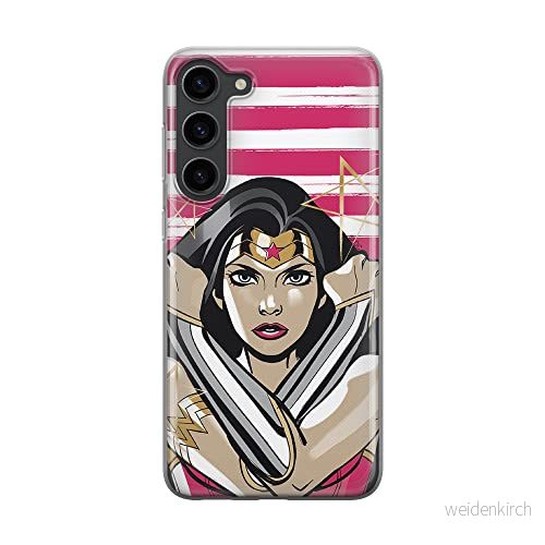ERT GROUP mobiltelefonfodral för Samsung S23 originalt och officiellt licensierat DC mönster Wonder Woman 003 optimalt anpassad till formen på mobiltelefonen, fodral tillverkad av TPU plast 5905511433994